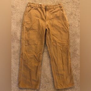 Mens Size 36x30 Carhartt Carpenter Jeans (Tan)